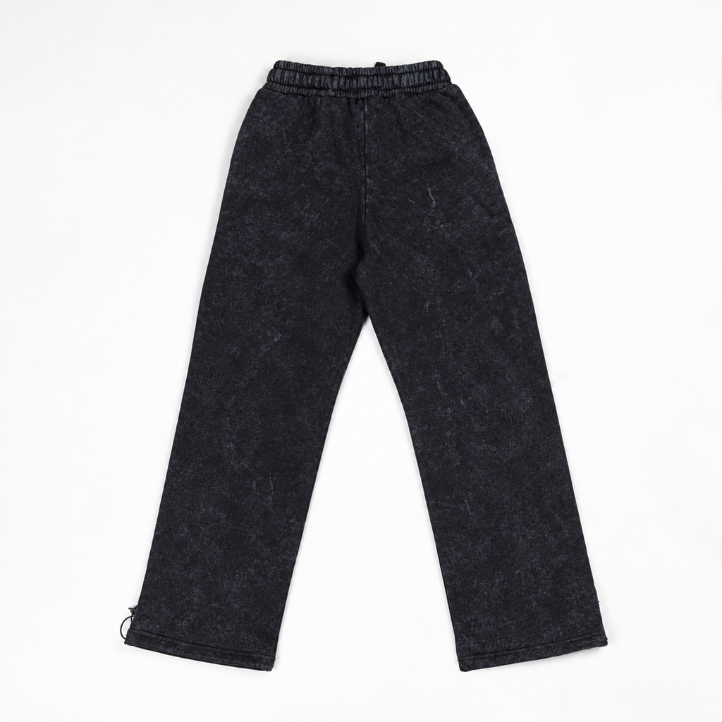 "VDV x 5TATE OF MIND" Fleece Pants Washed Black